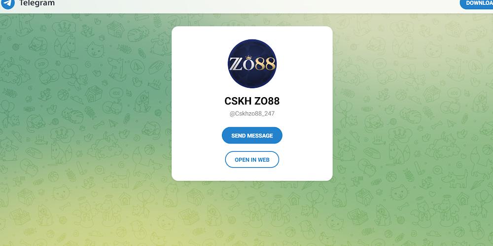 Các kênh liên hệ Zo88 hỗ trợ người chơi